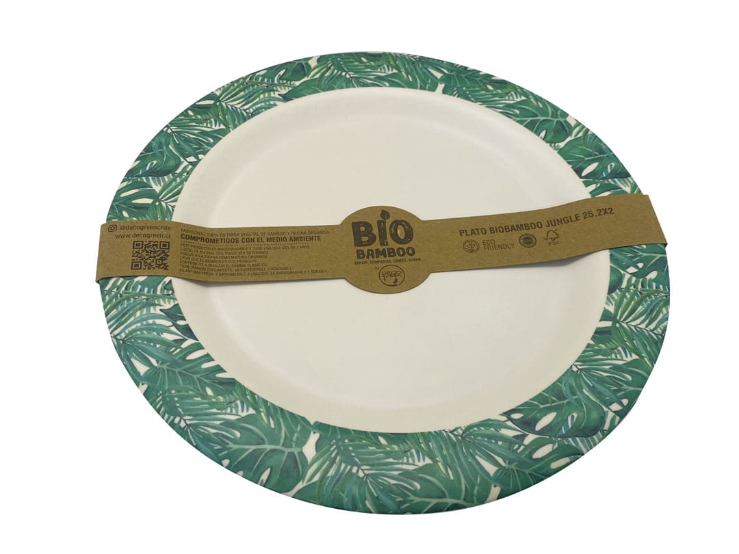 Plato Biobamboo Jungle 25,2X2 Cm2