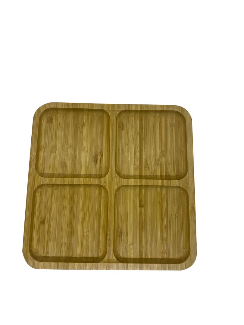 Tabla Picoteo Bio Bamboo Cuadrada 25 Cm2