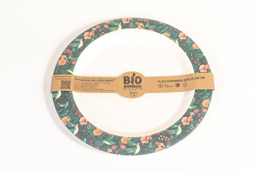 Plato Biobamboo Bird 25,2X2 Cm2