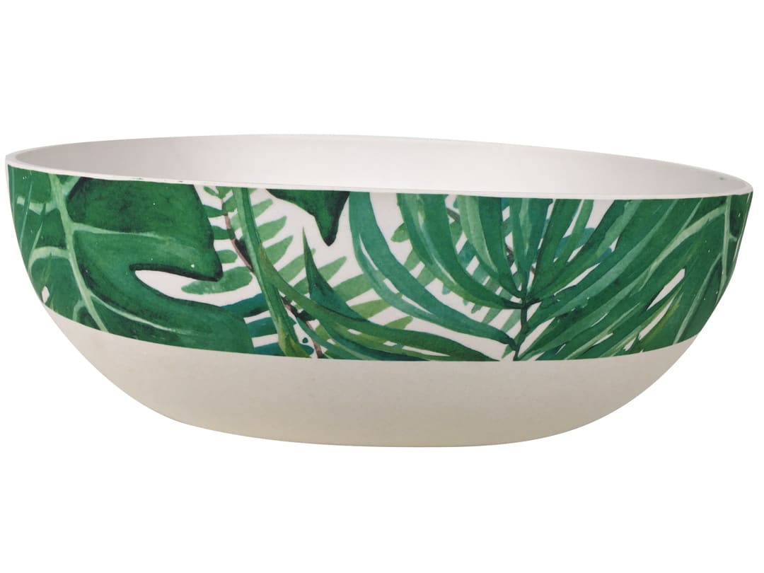 Bowl Biobamboo Cuadrado Jungle 28X11 Cm2
