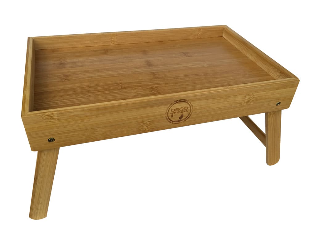 Bandeja Bio Bamboo Con Patas 37X23X20 Cm2