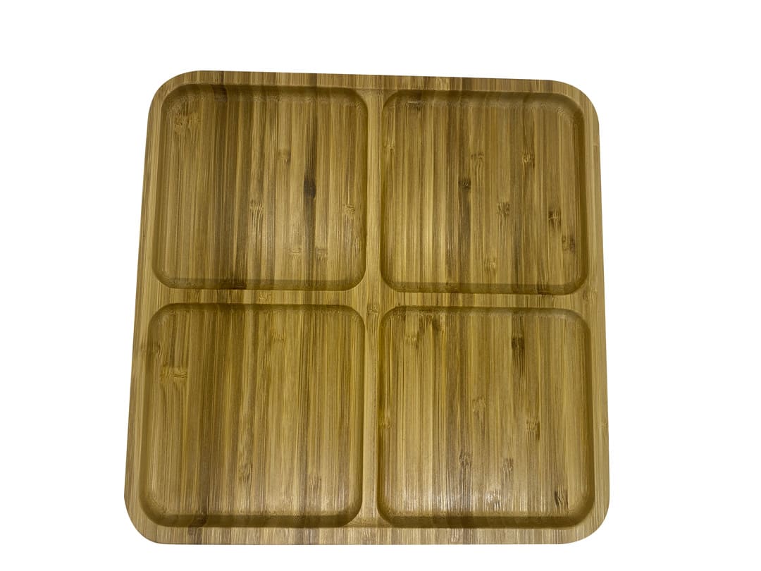 Tabla Picoteo Bio Bamboo Cuadrada 30 Cm2