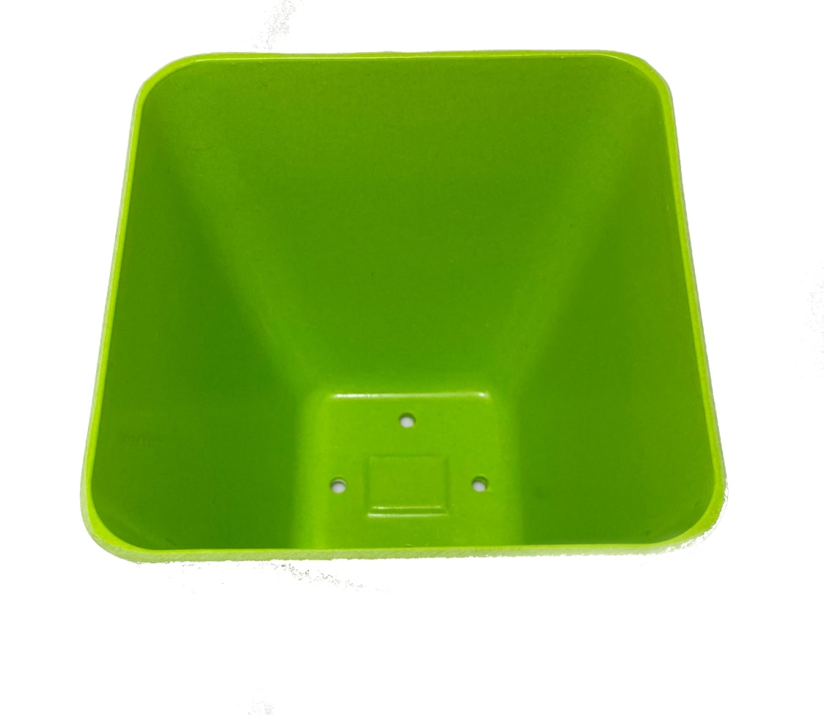 Set de 7 Maceteros Bios Cuadrado 4 Blancos 3 Verde 13,3x13,3x12,4 cm6