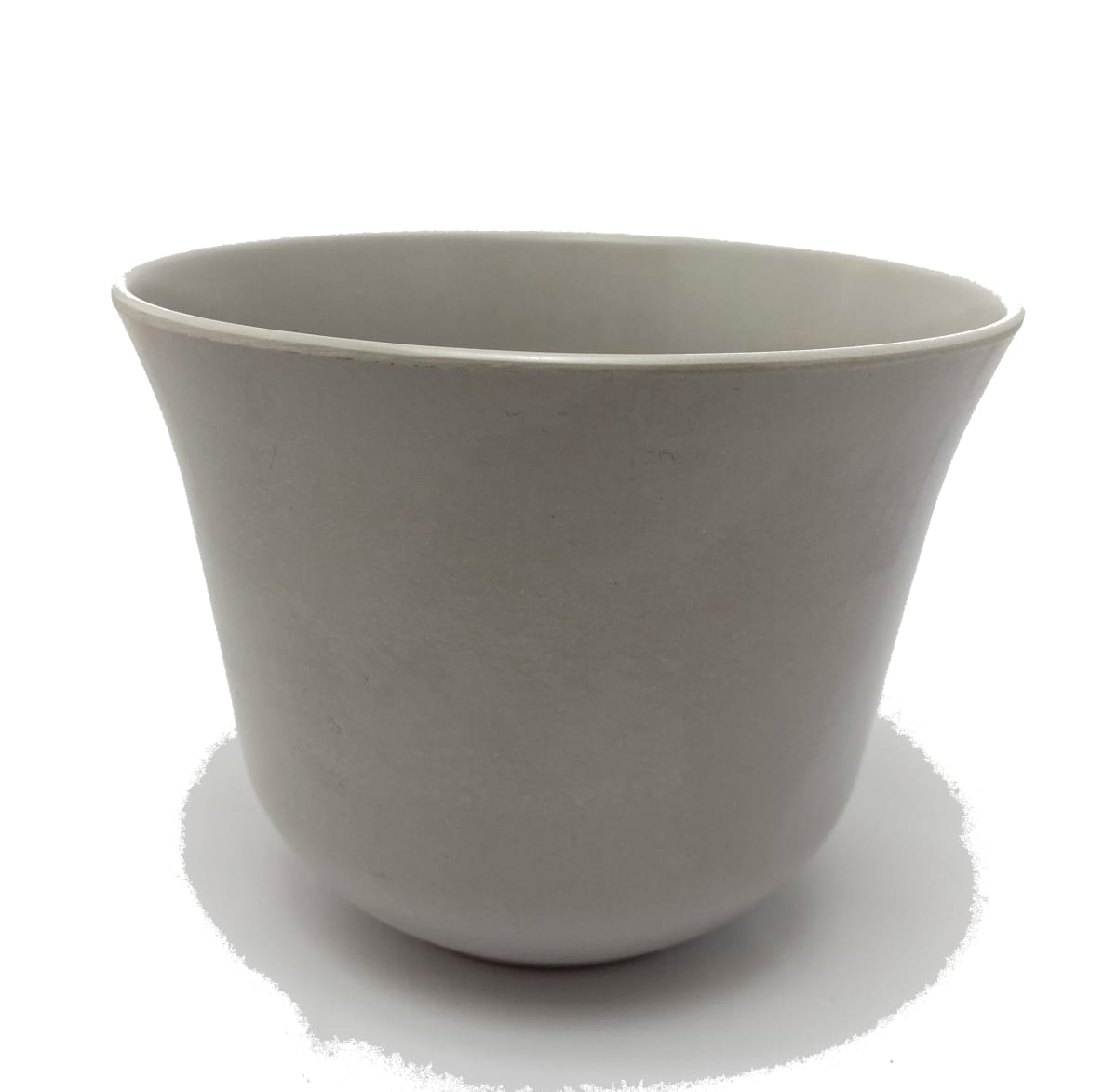 Set De 2 Macetero Bio Bamboo Curvo Gris 16,5x16,5x13 cm1