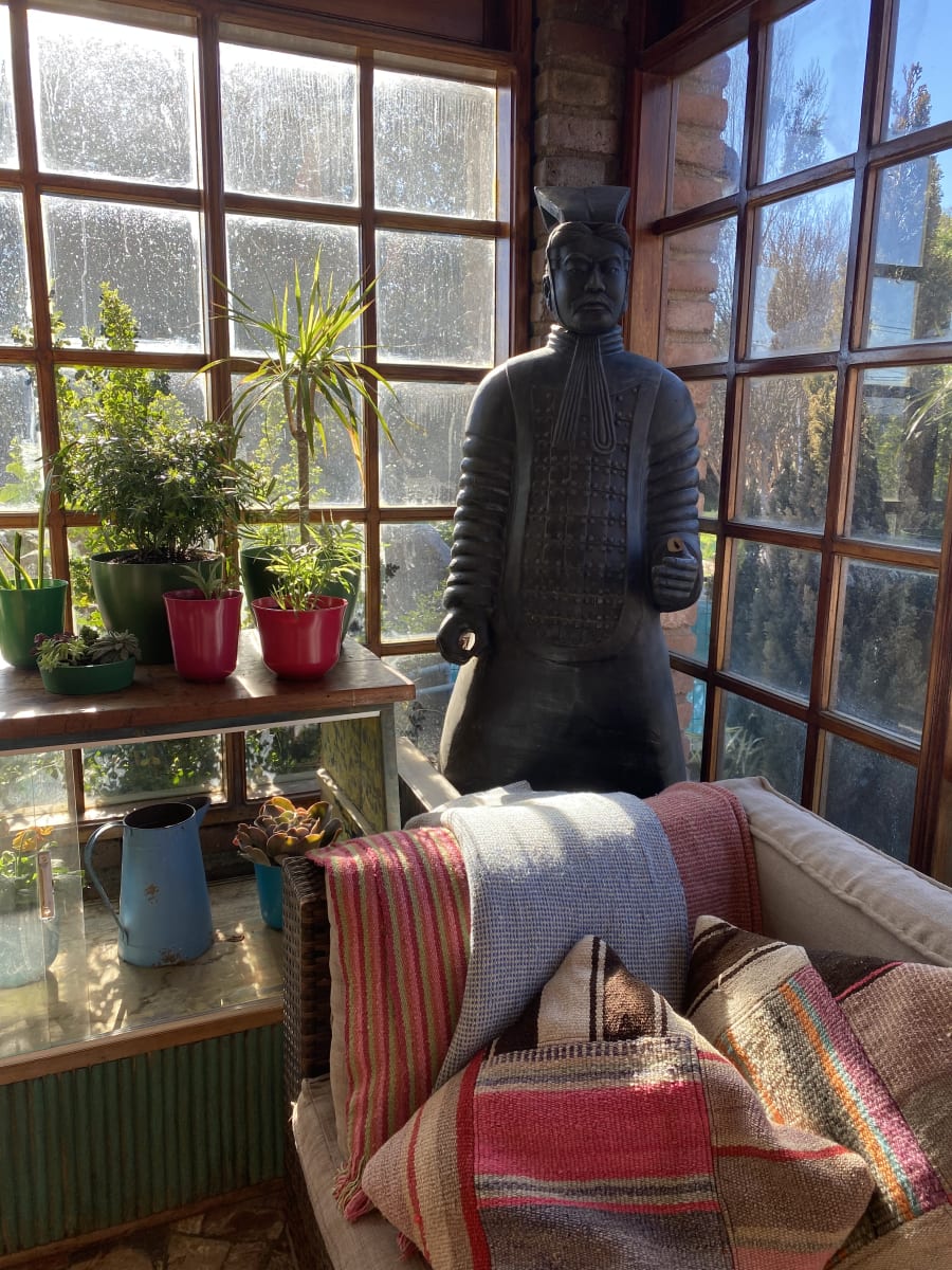 Set De 2 Macetero Bio Bamboo Flores Magenta 13x13x14,5 cm3