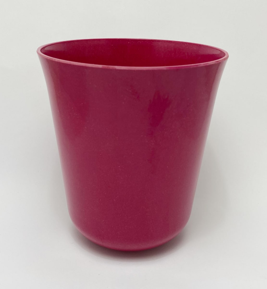 Macetero Bio Bamboo Flores Magenta13x13x14,5 cm1