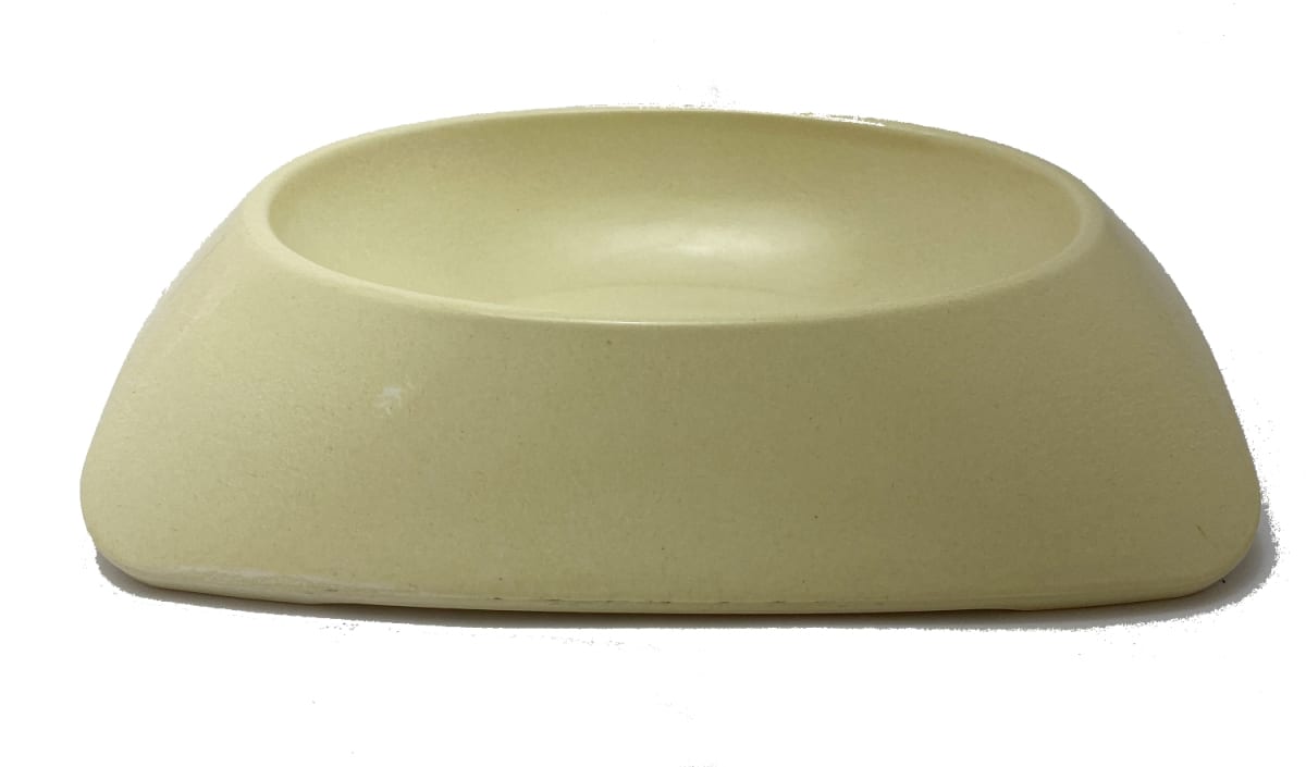 Plato Ecopet Ovalado Pequeño Blanco 17,8x17,8x3,6 cm1