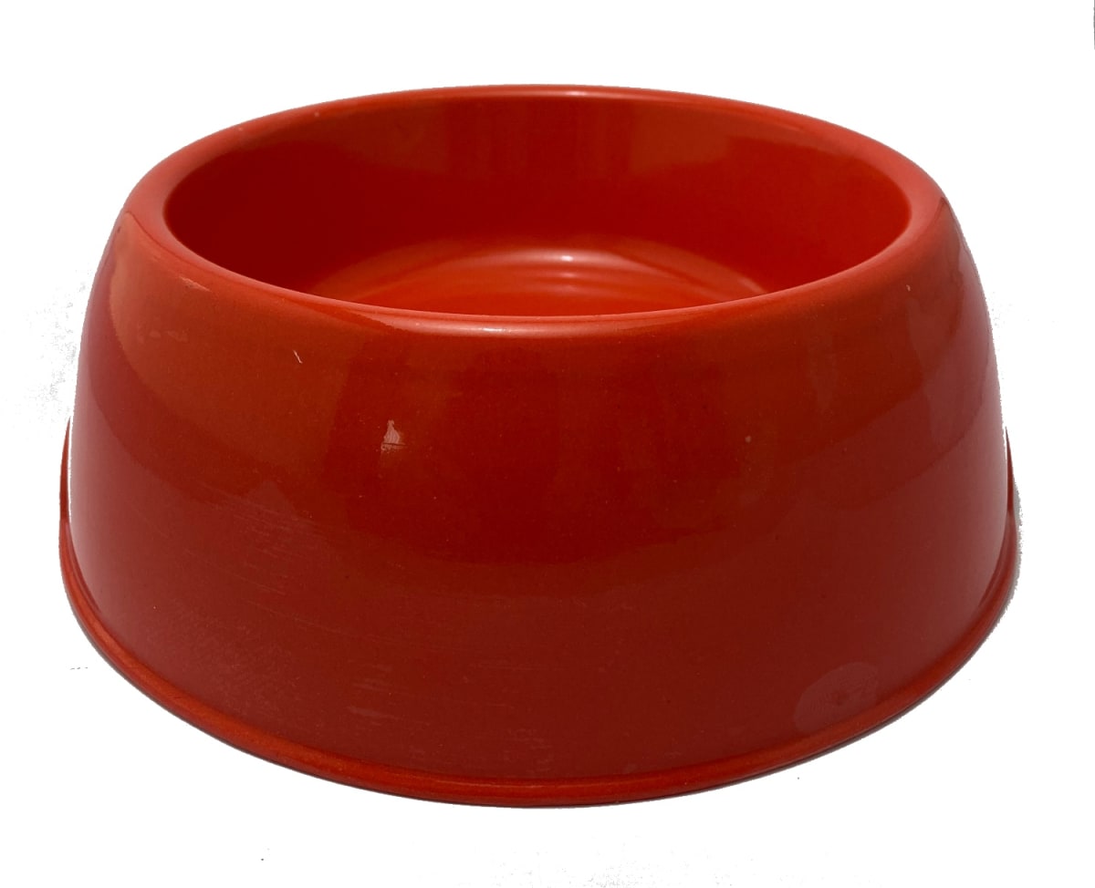 Plato Ecopet Redondo Grande Rojo 22,7x22,7x7,5 cm1