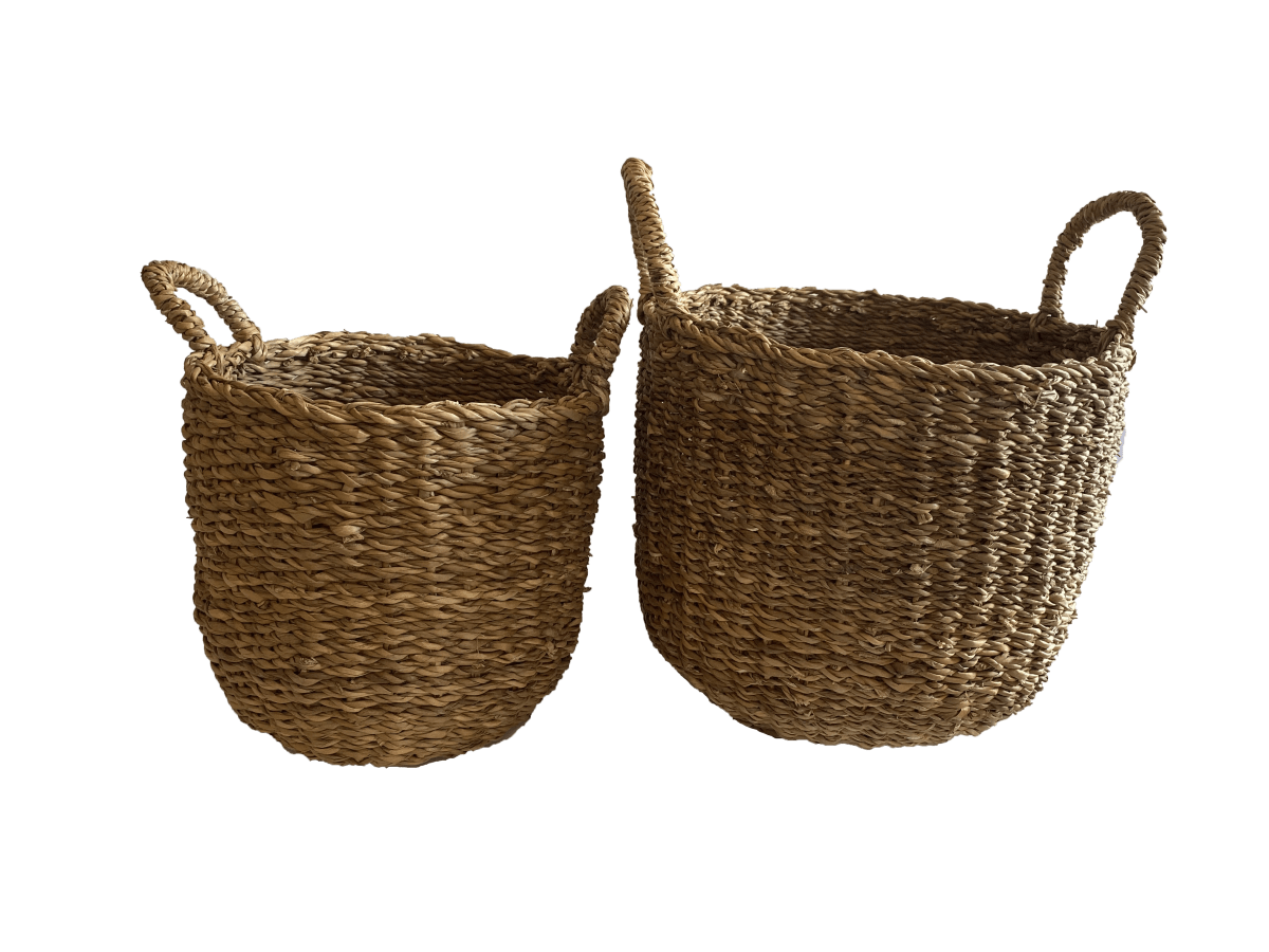 Set 2 Cestos Delhi S28X28X26cm  y M33x33x28cm1