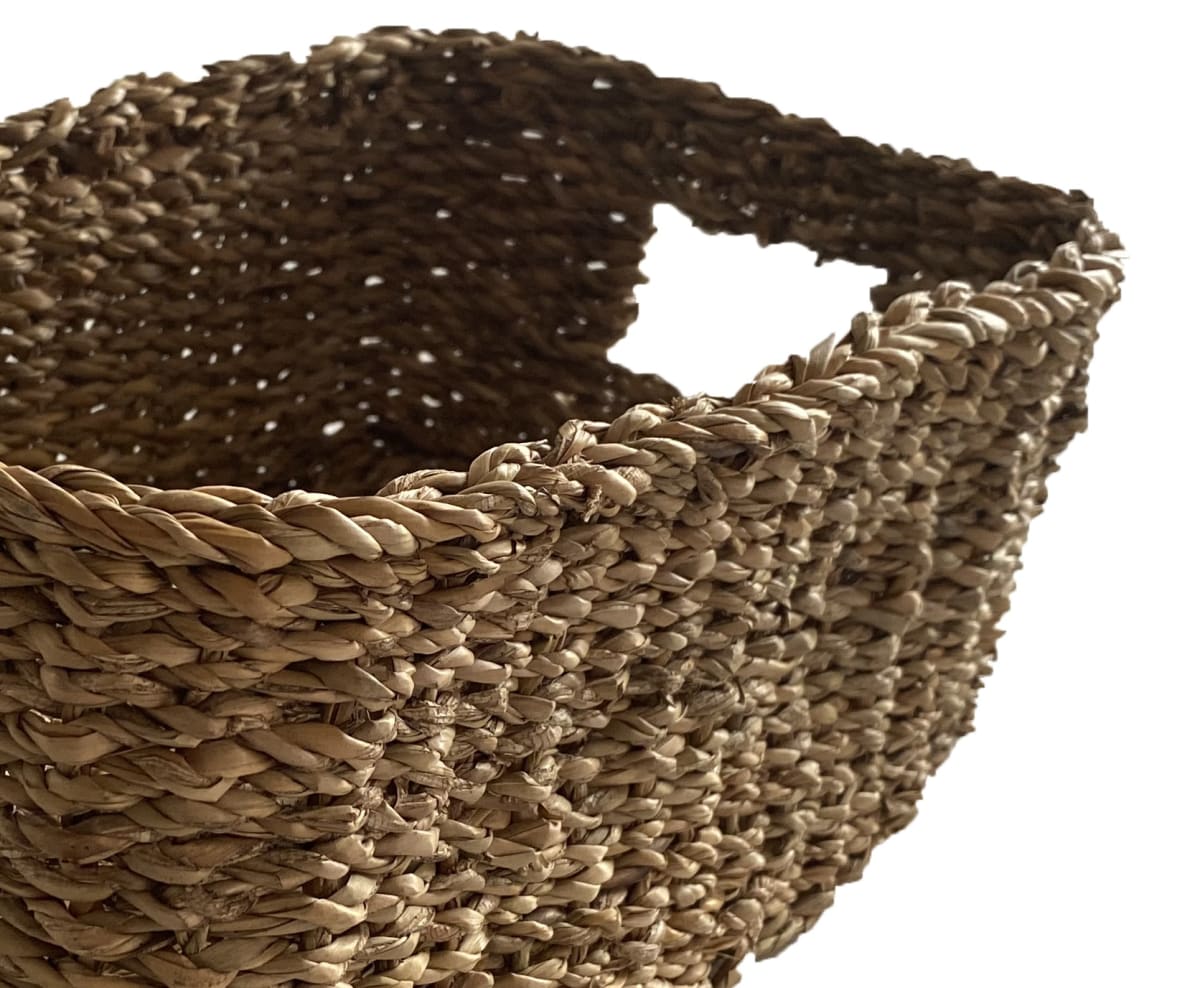 Set 2 Cestos Rect Ganjes S 30x20x14 cm  y L40x30x18cm2