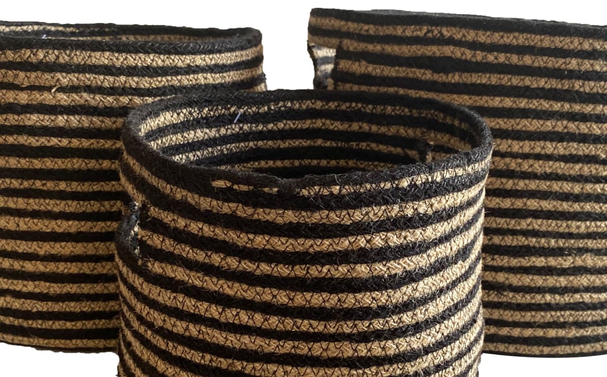 Set 3 Cestos Calcuta S 23x23x20cm +M27x27x22cm +L32x32x24cm4