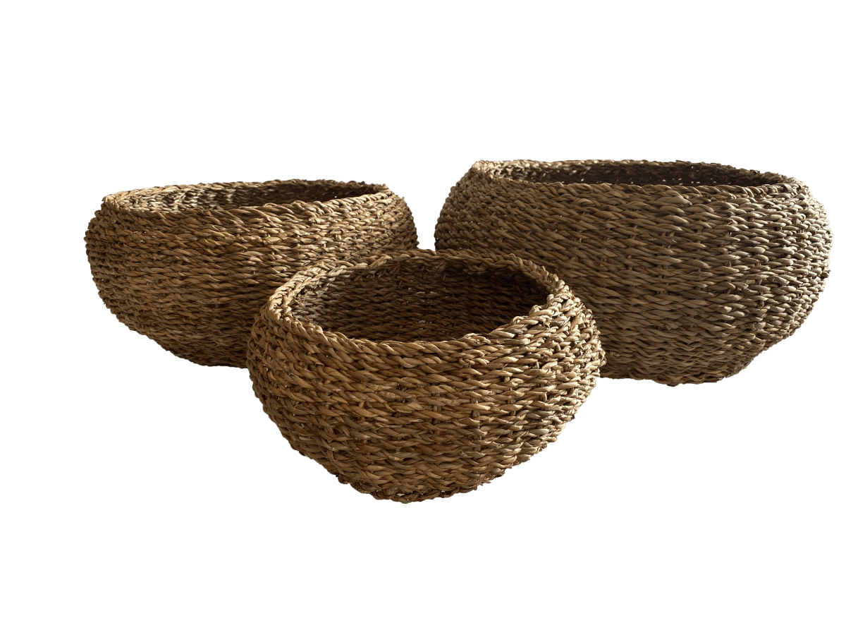 Set De 3 Cestos Bombai S 29X29X19cm, M 37x37x28cm y L 45x45x35cm1