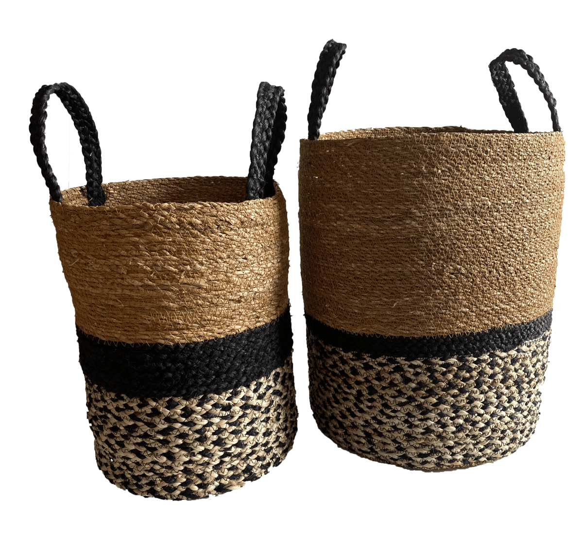 Set De 2 Cestos Bengala M28x28x38cm +L33x33x45cm1