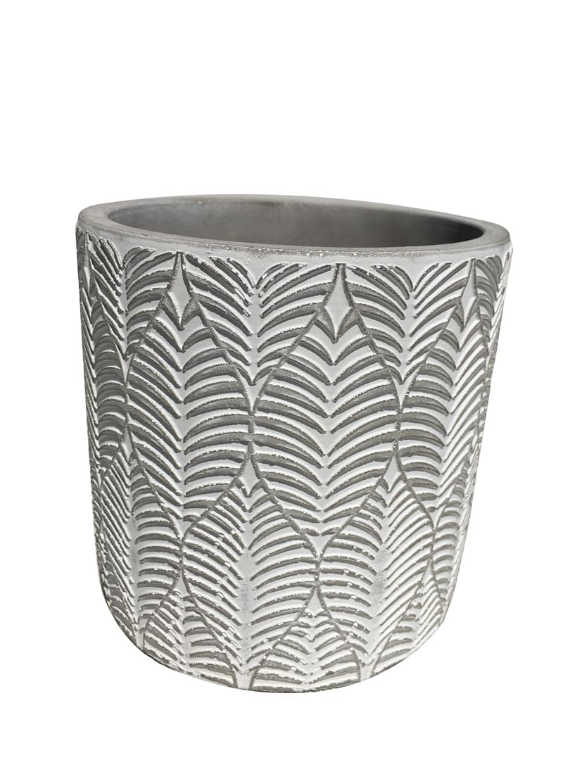 Macetero Cemento Hoja3