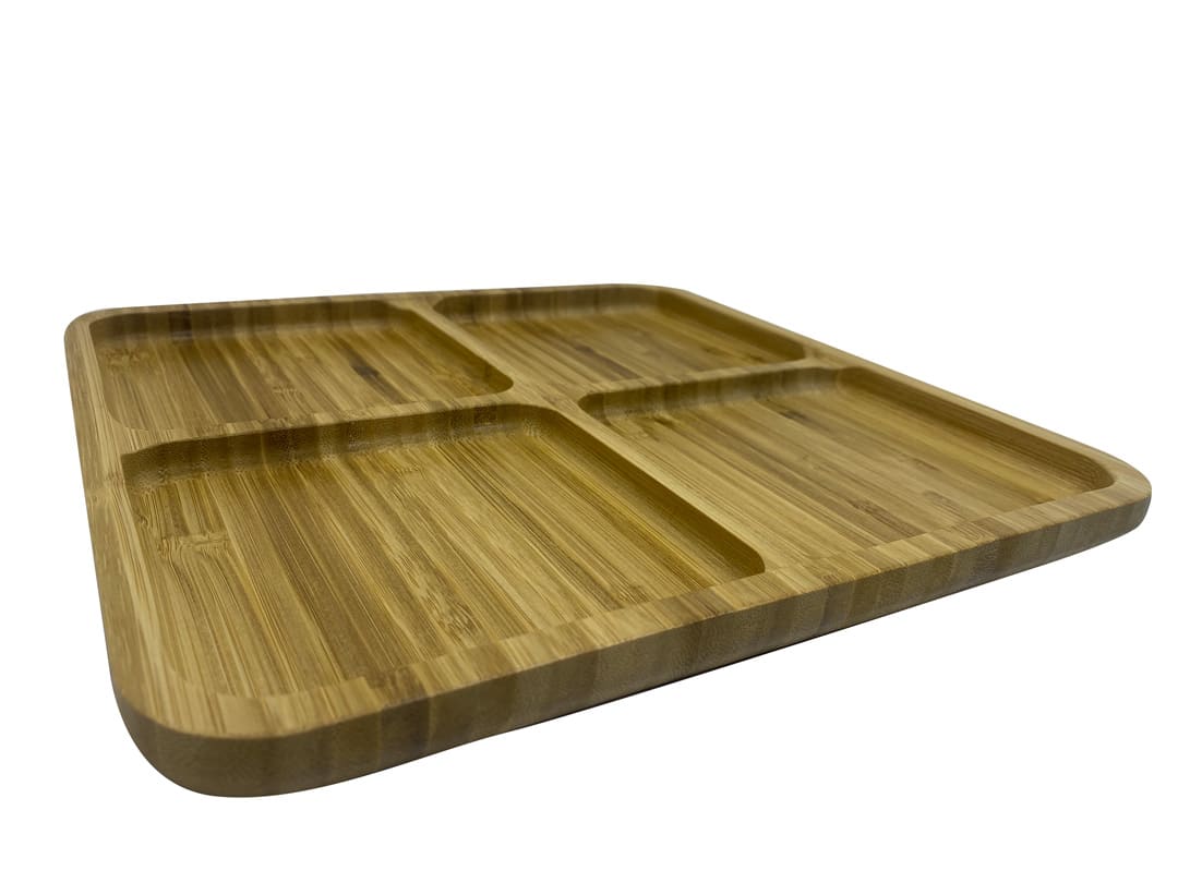 Tabla Picoteo Bio Bamboo Cuadrada 30 Cm3
