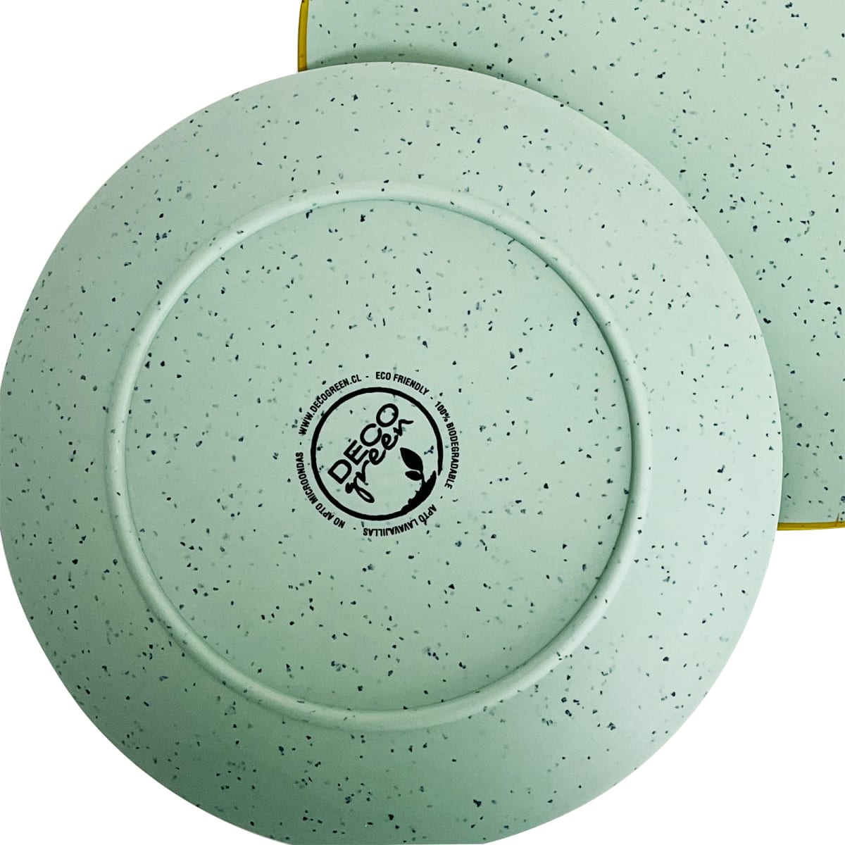 Set 4 Platos Menta BioBamboo 25 cm4