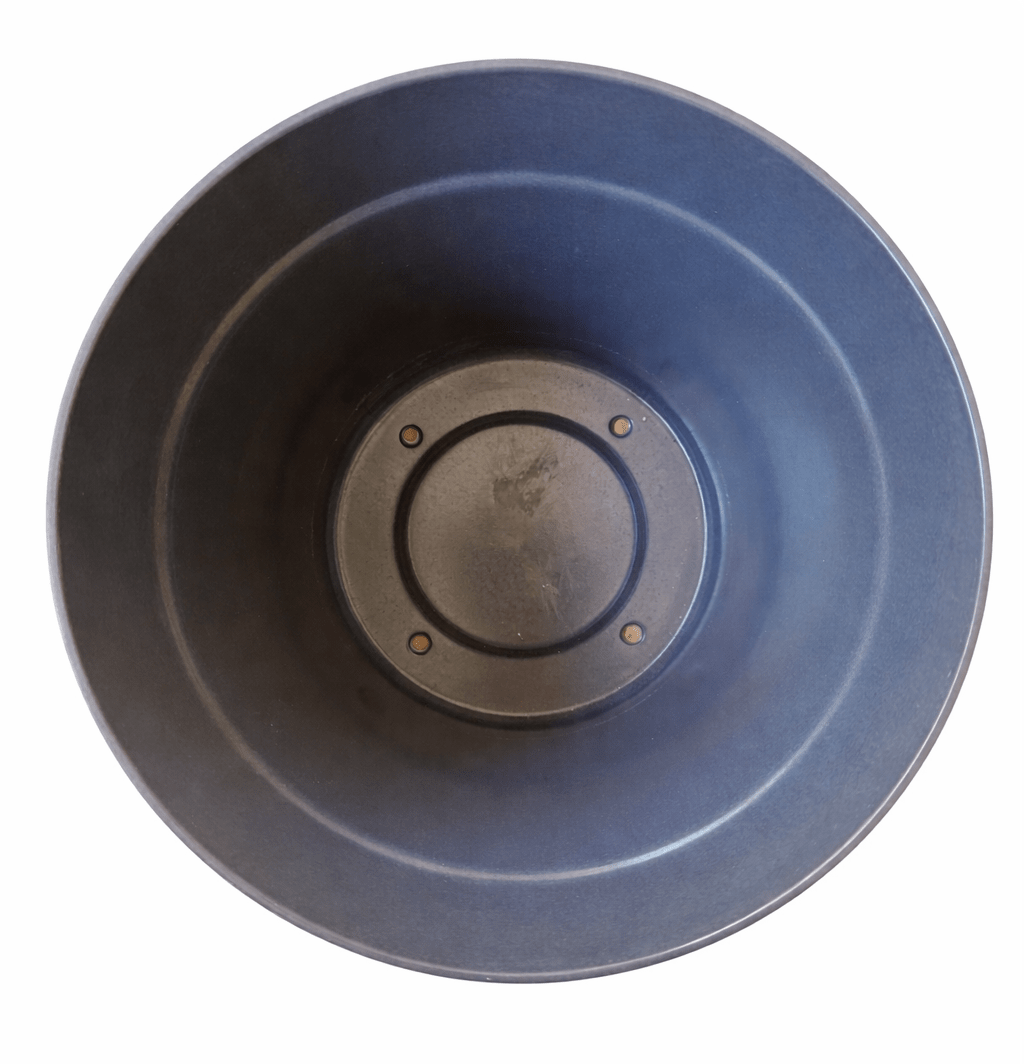 Set de Macetero con Plato Clásico Gris 25x25x17 cm4