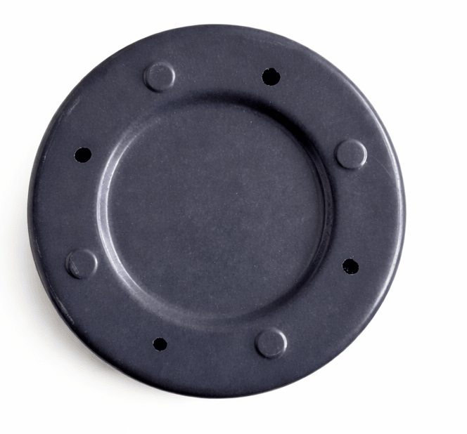 Macetero Bio Bamboo Clasica Gris 25x25x17 cm3