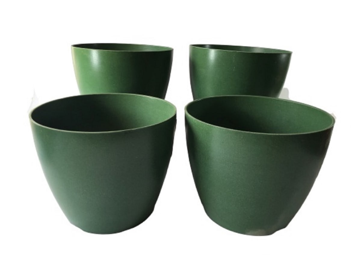 Set 4 Maceteros Bios Actual 4 Musgo 24x24x18 cm1