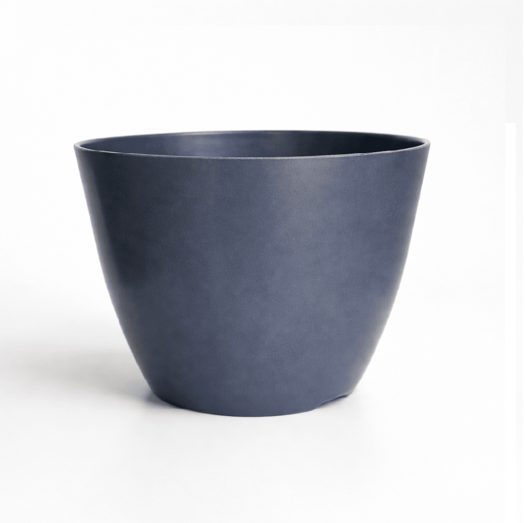 Set de Macetero con Plato Actual Gris 24x24x18 cm4