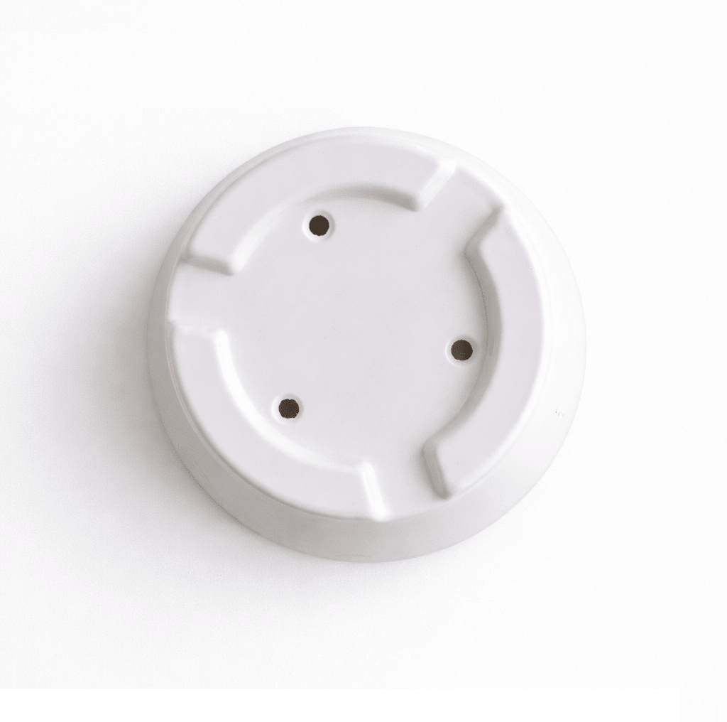 Set de Macetero con Plato Actual Blanco 24x24x18 cm3