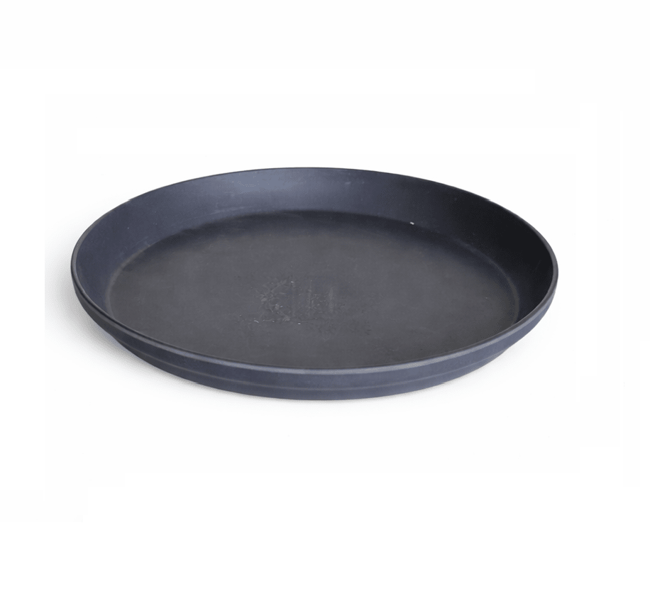 Set de Macetero con Plato Clásico Gris 25x25x17 cm7