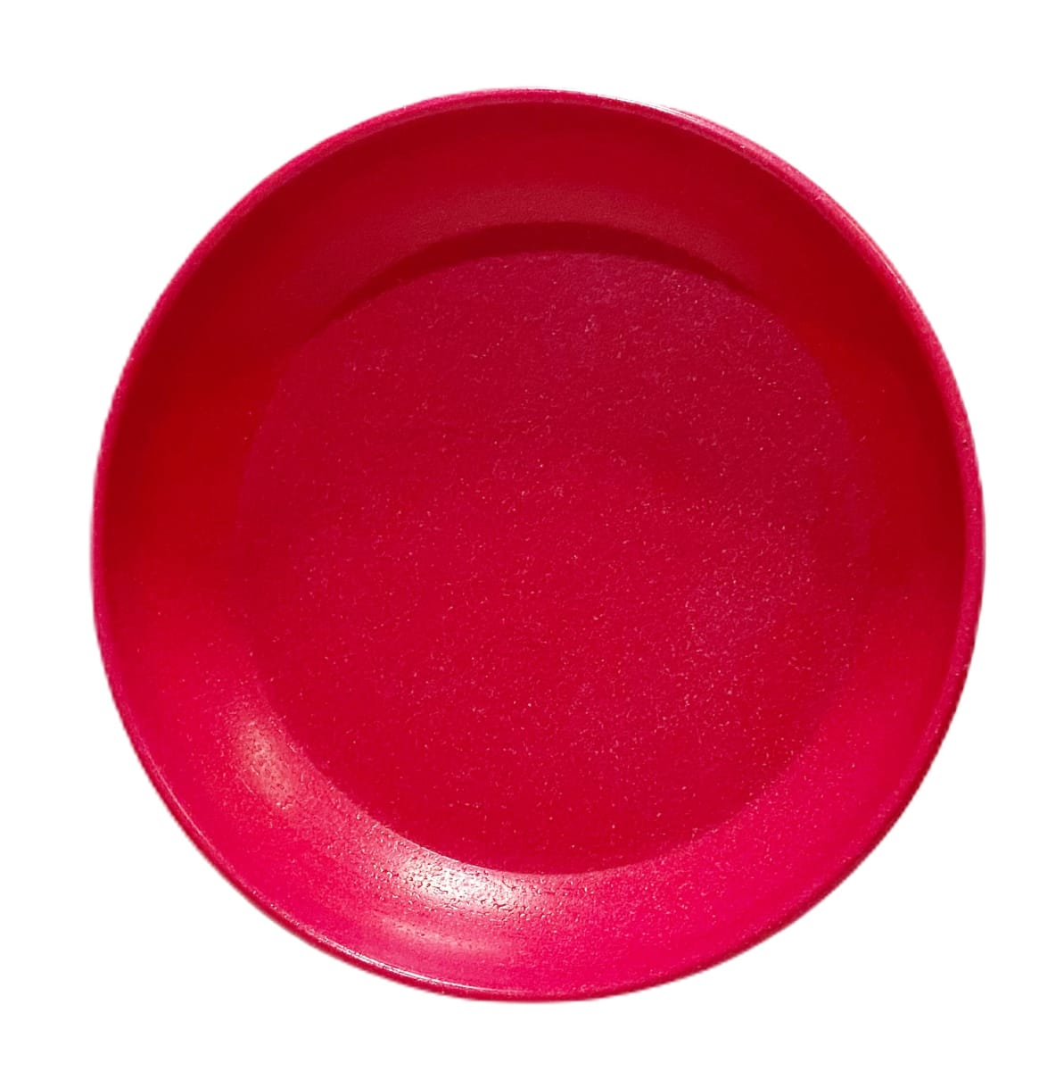 Set Macetero y plato Bio bamboo Curvo rojo 16,5x16,5x13 cm 16,5x16,5x13 cm5