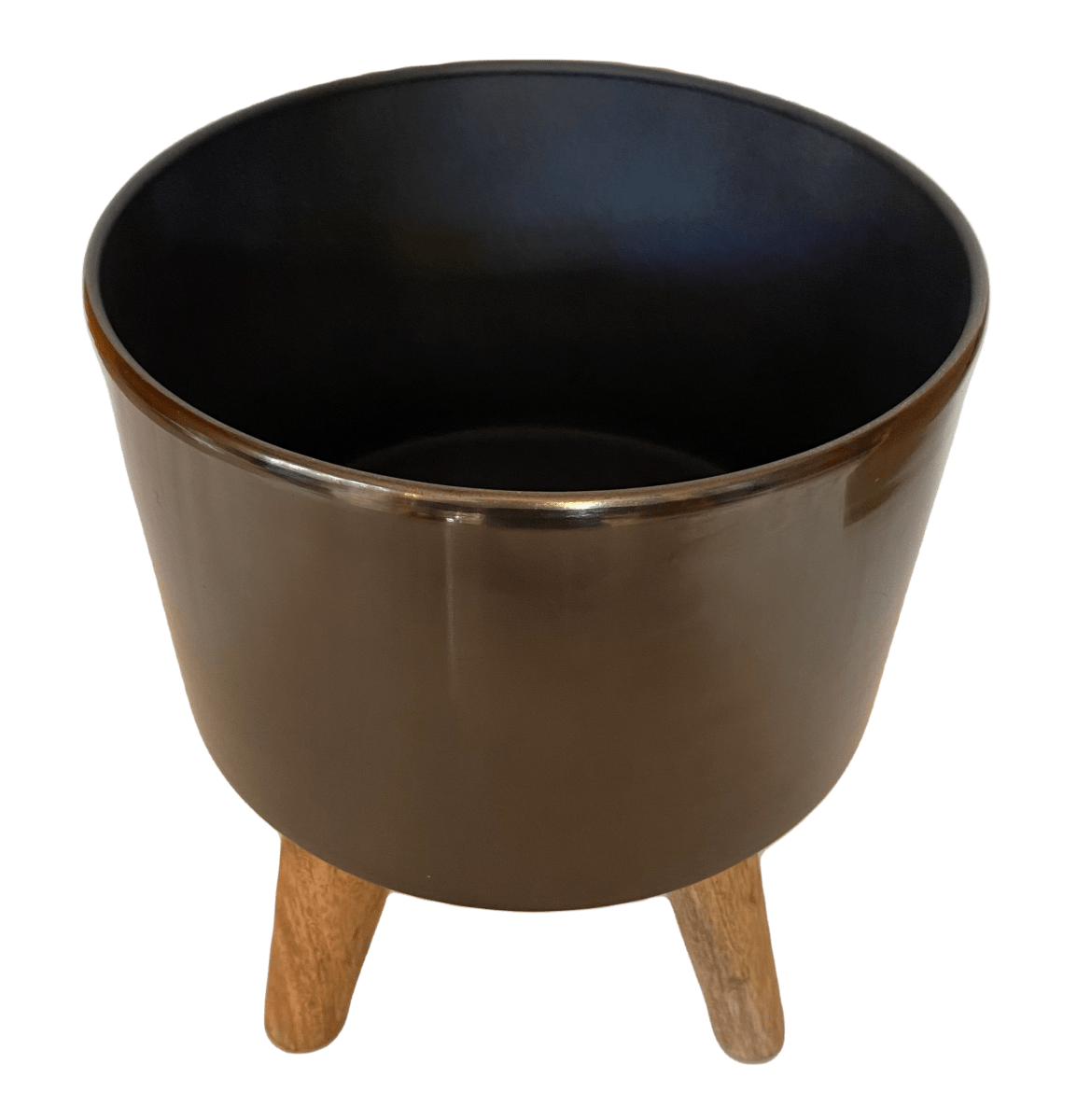 Macetero Pedestal Madera 20x20x25cm3