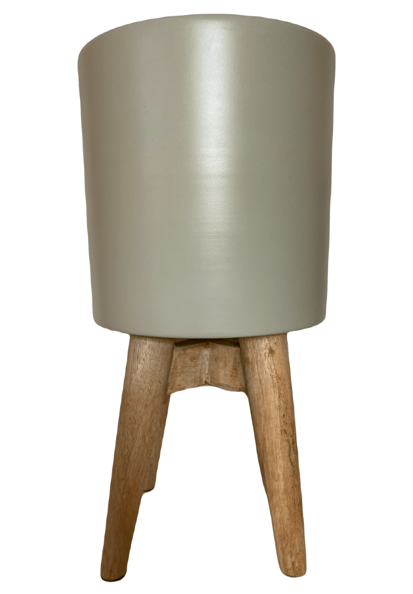 Macetero Pedestal Natural 20x20x40cm2