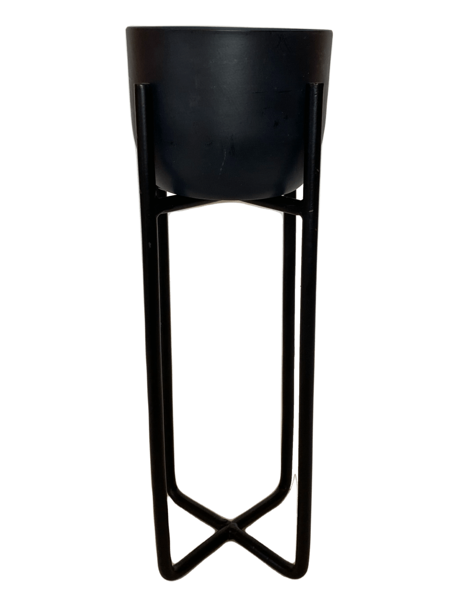 Set De 2 Maceteros Pedestal S 10x10x30 cm + M 14x14x36 cm3