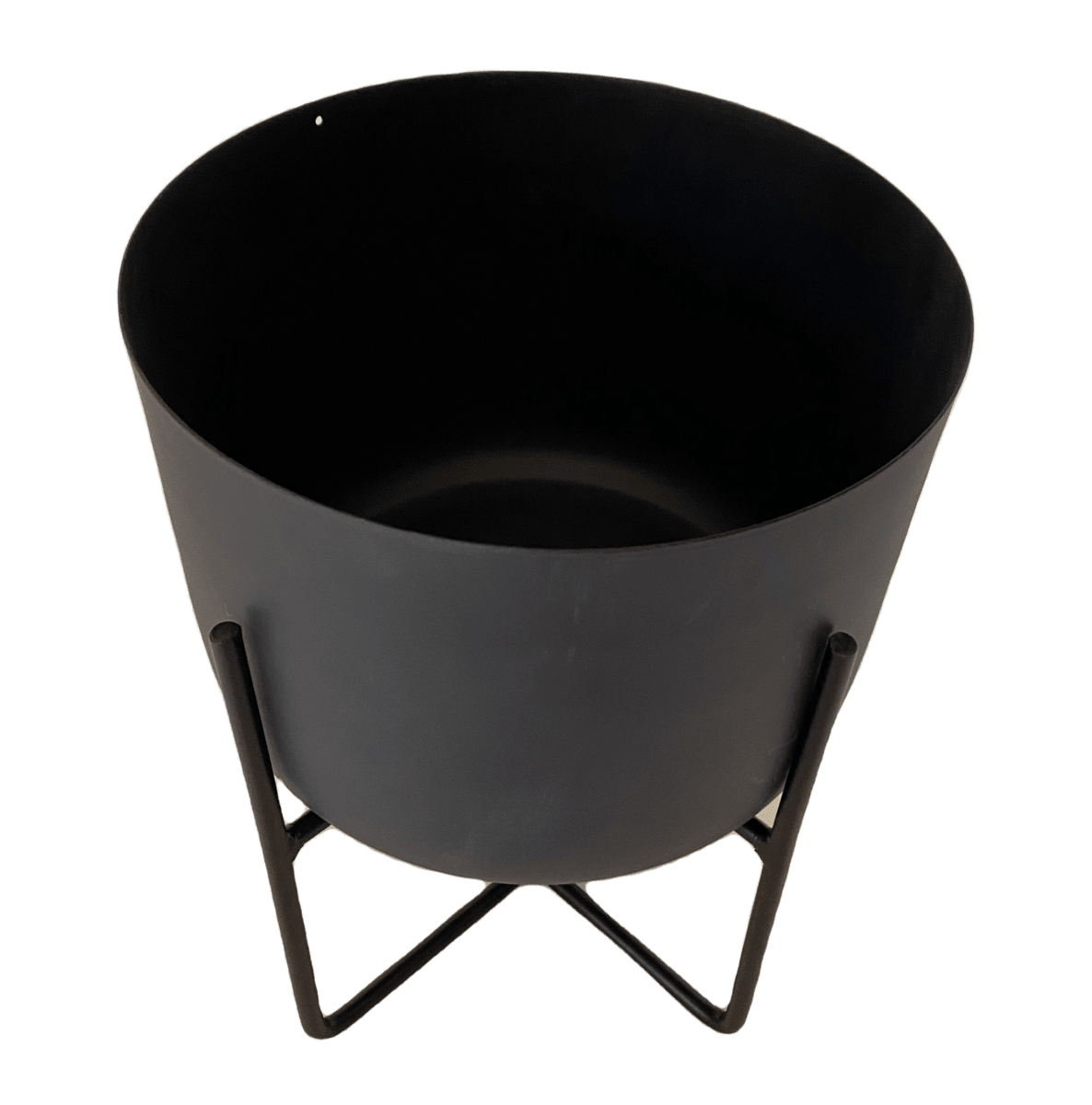 Set De 2 Maceteros Pedestal S 10x10x30 cm + L 22x22x26 cm5