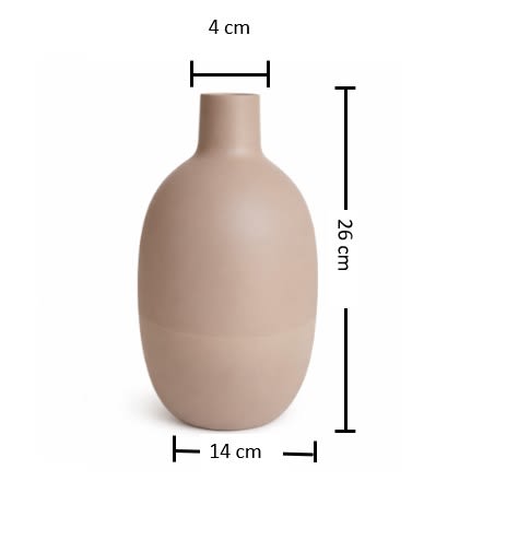 Florero Ovalado Biodegradable 14x26 cm6