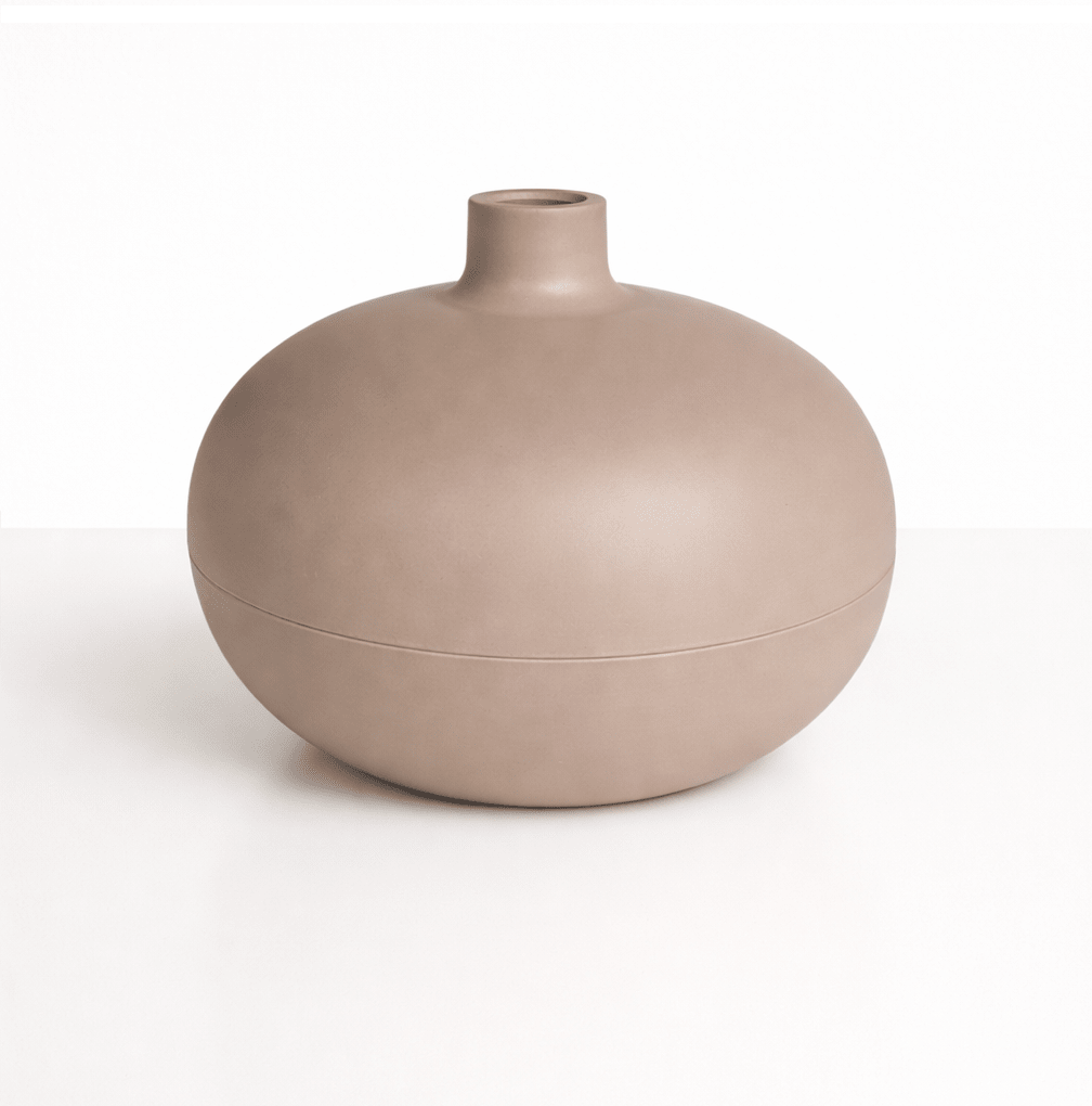 Florero Redondo Biodegradable 20x15 cm1