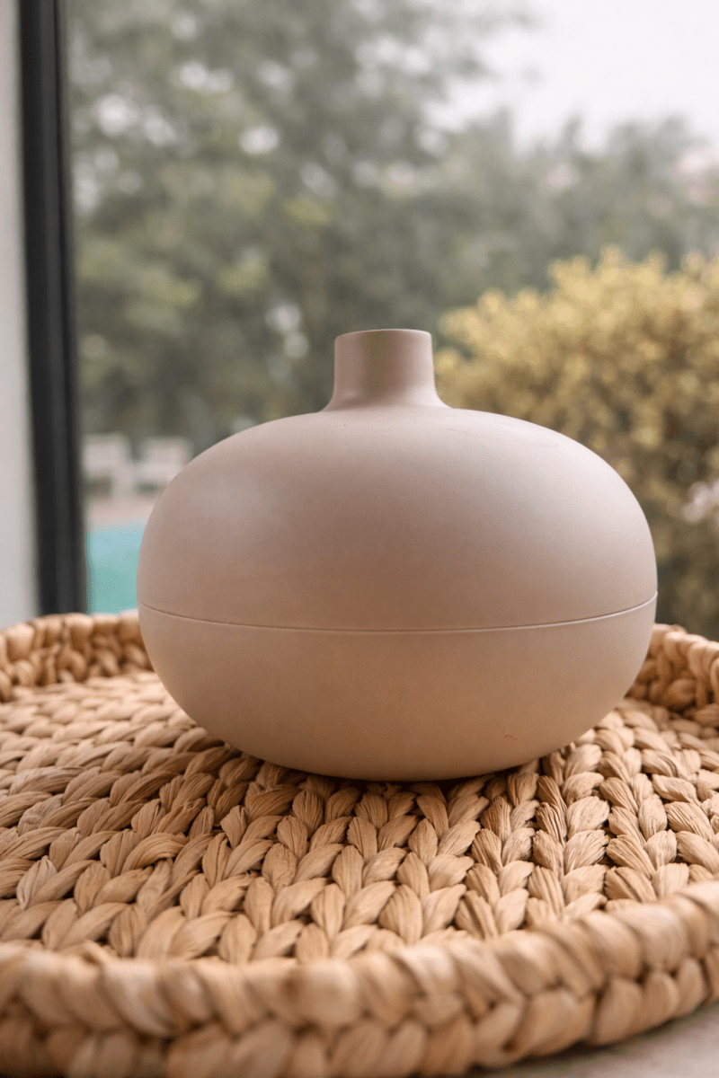 Florero Redondo Biodegradable 20x15 cm3