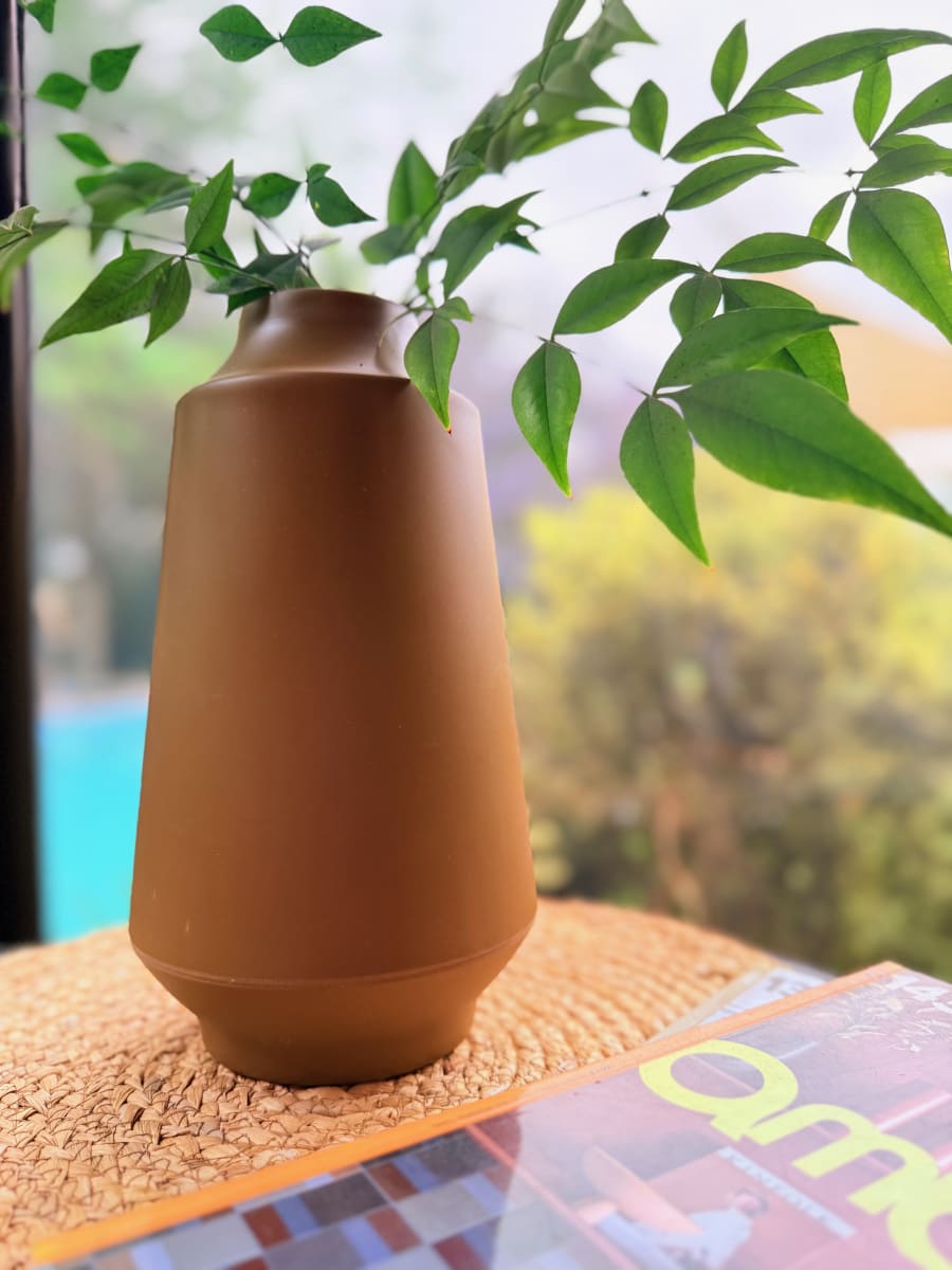 Florero Lampara Biodegradable  15x26 cm5