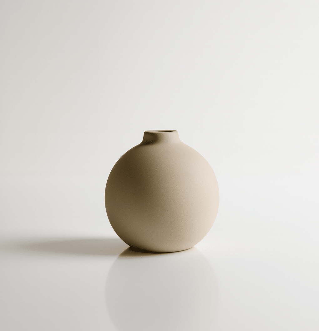 Florero de Cerámica Nórdico Circular 11,5cm1