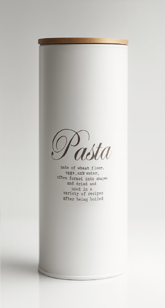 Canister Pasta Decogreen1