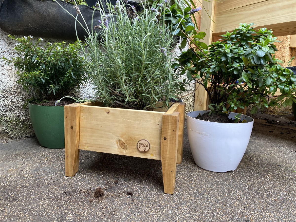 Jardinera Huerto 40X26X32Cm Natural5