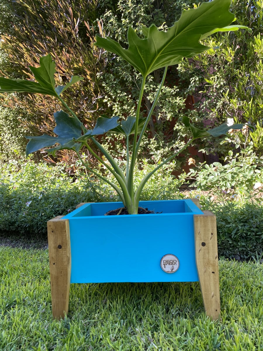 Jardinera Huerto 40X26X32Cm Turquesa1