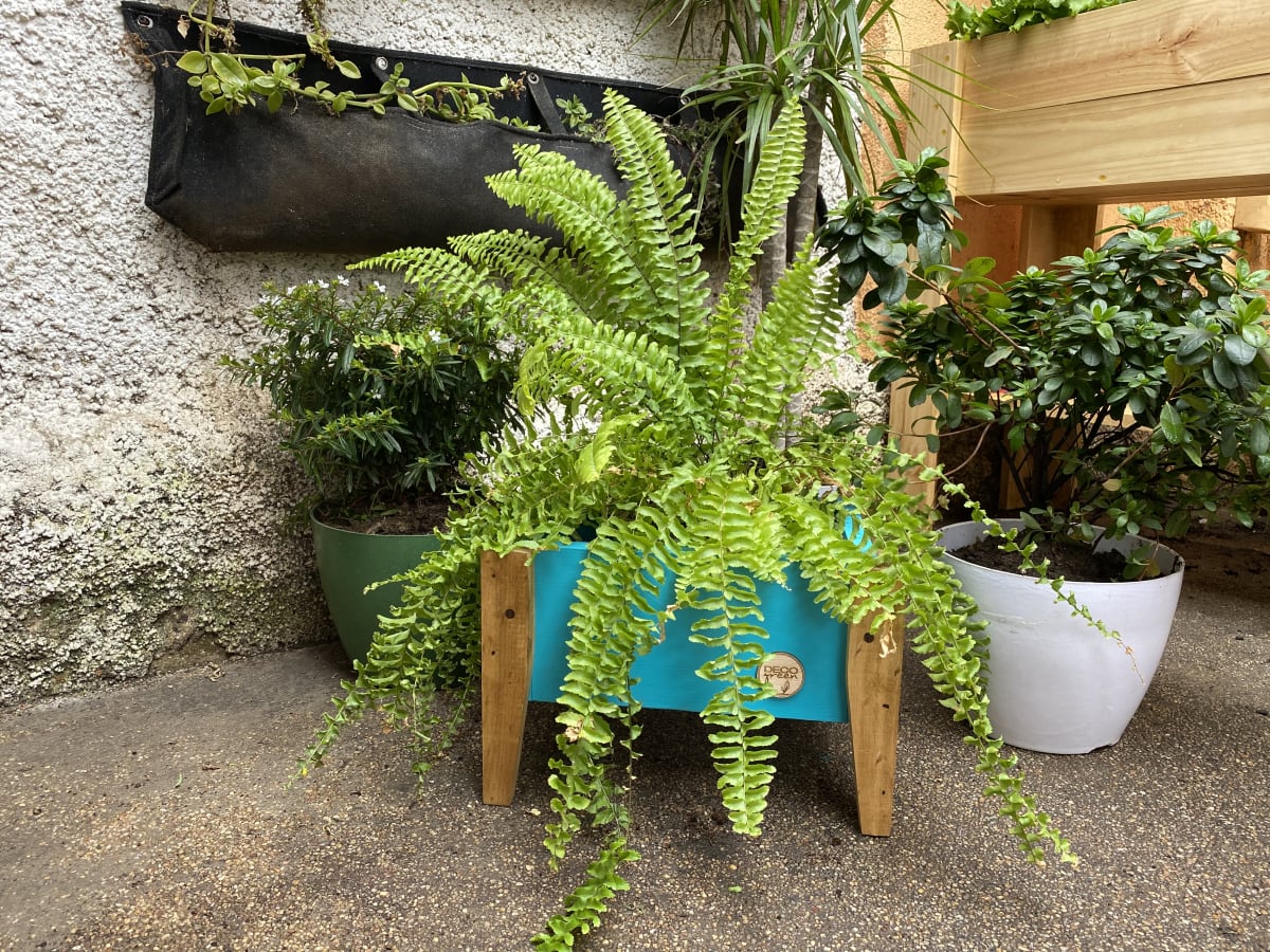 Jardinera Huerto 40X26X32Cm Turquesa6