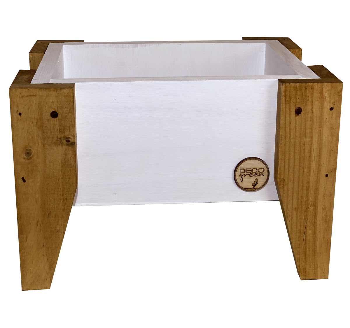 Jardinera Huerto 40X26X32Cm Blanca1