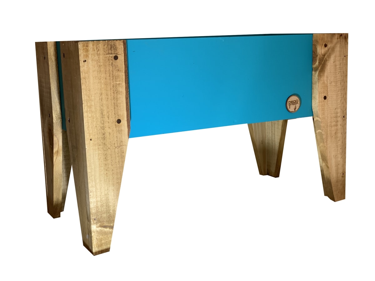 Jardinera Huerto 60X30X32 Turquesa3