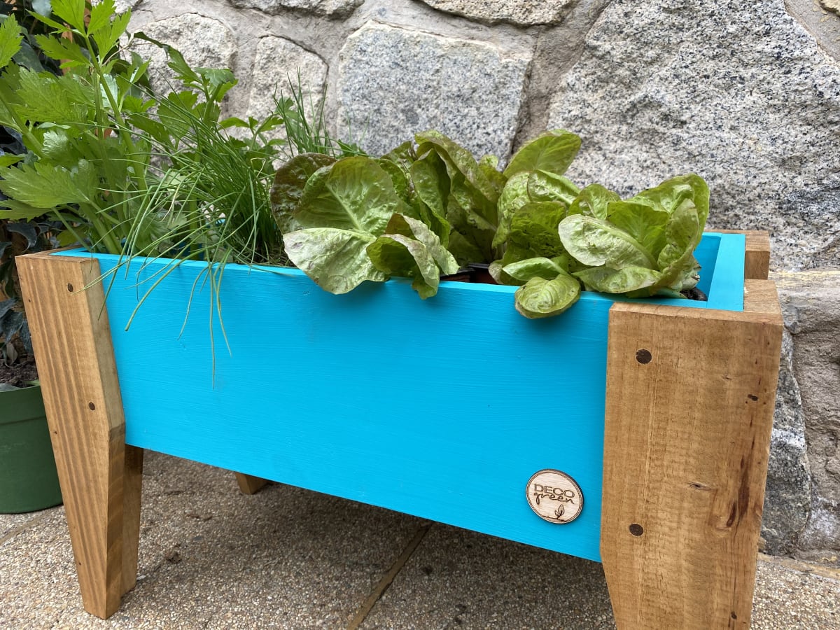 Jardinera Huerto 60X30X32 Turquesa6