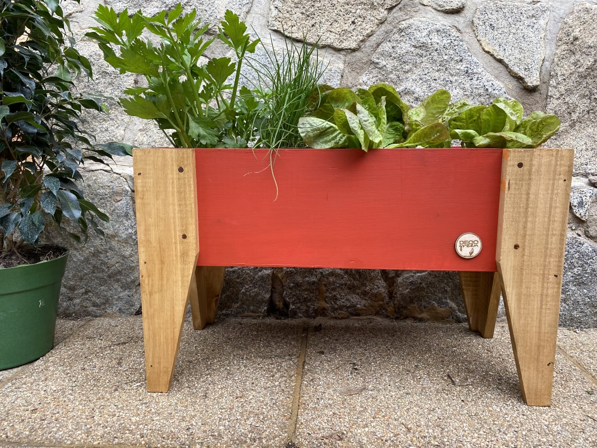 Jardinera Huerto 60X30X32 Terracota2