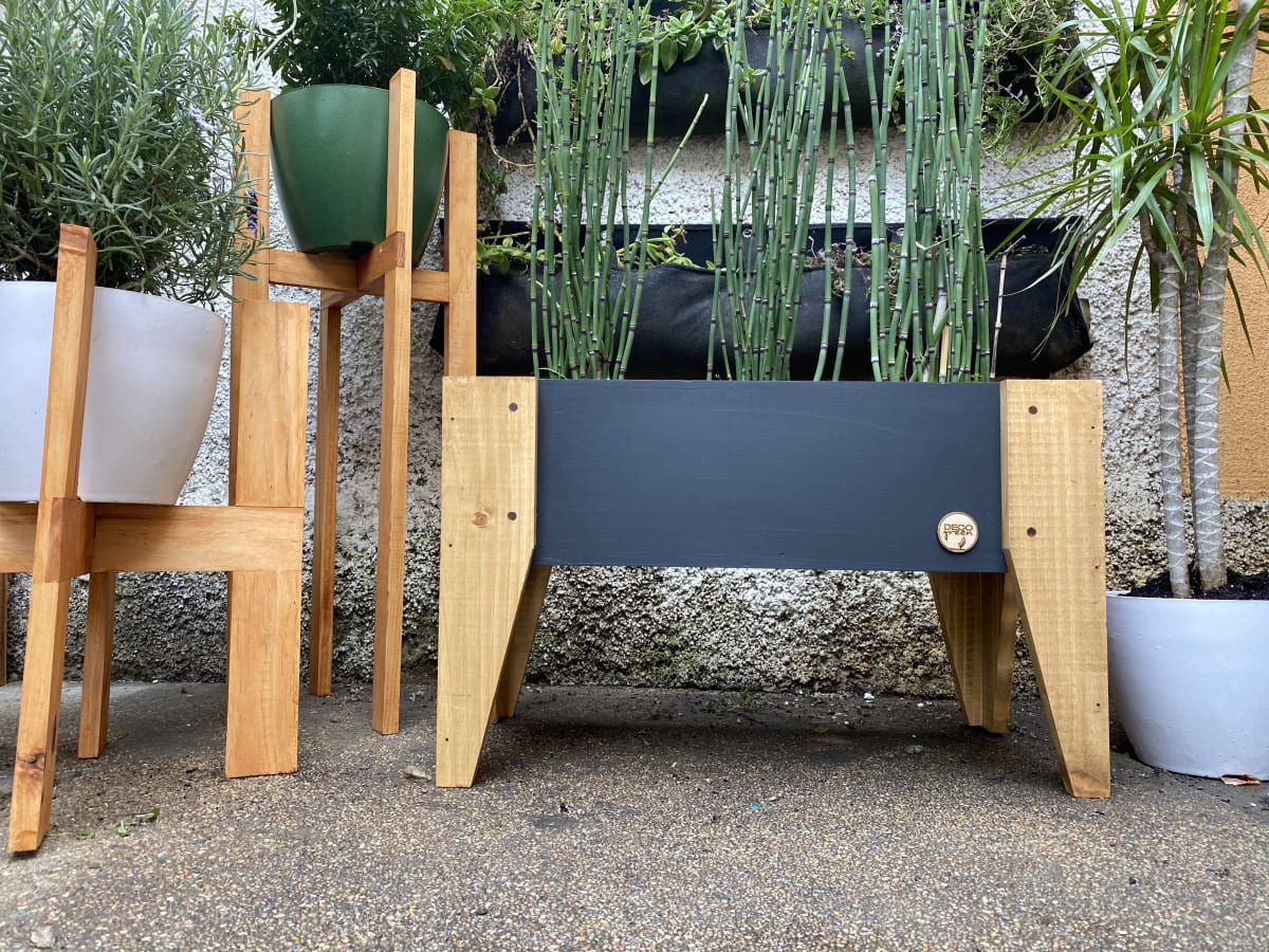 Jardinera Huerto 60X30X32 Grafito1