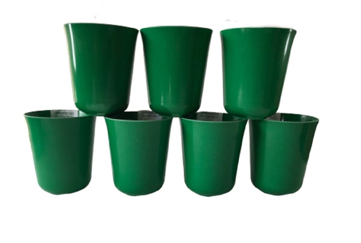 Set 7 Maceteros Bios Flores 7 Verde 13x13x14,5 cm1