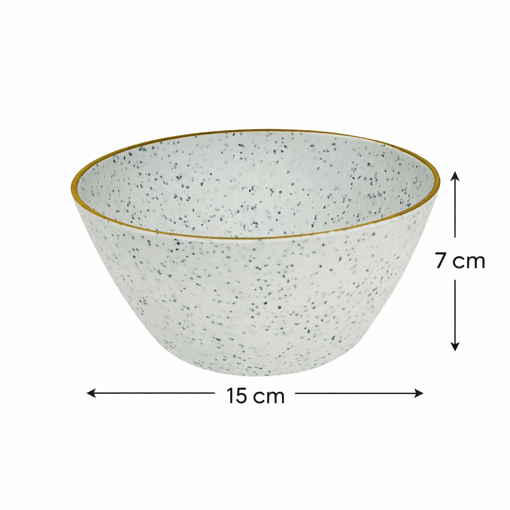 Set 4 Bowls Gris BioBamboo 15x7 cm2