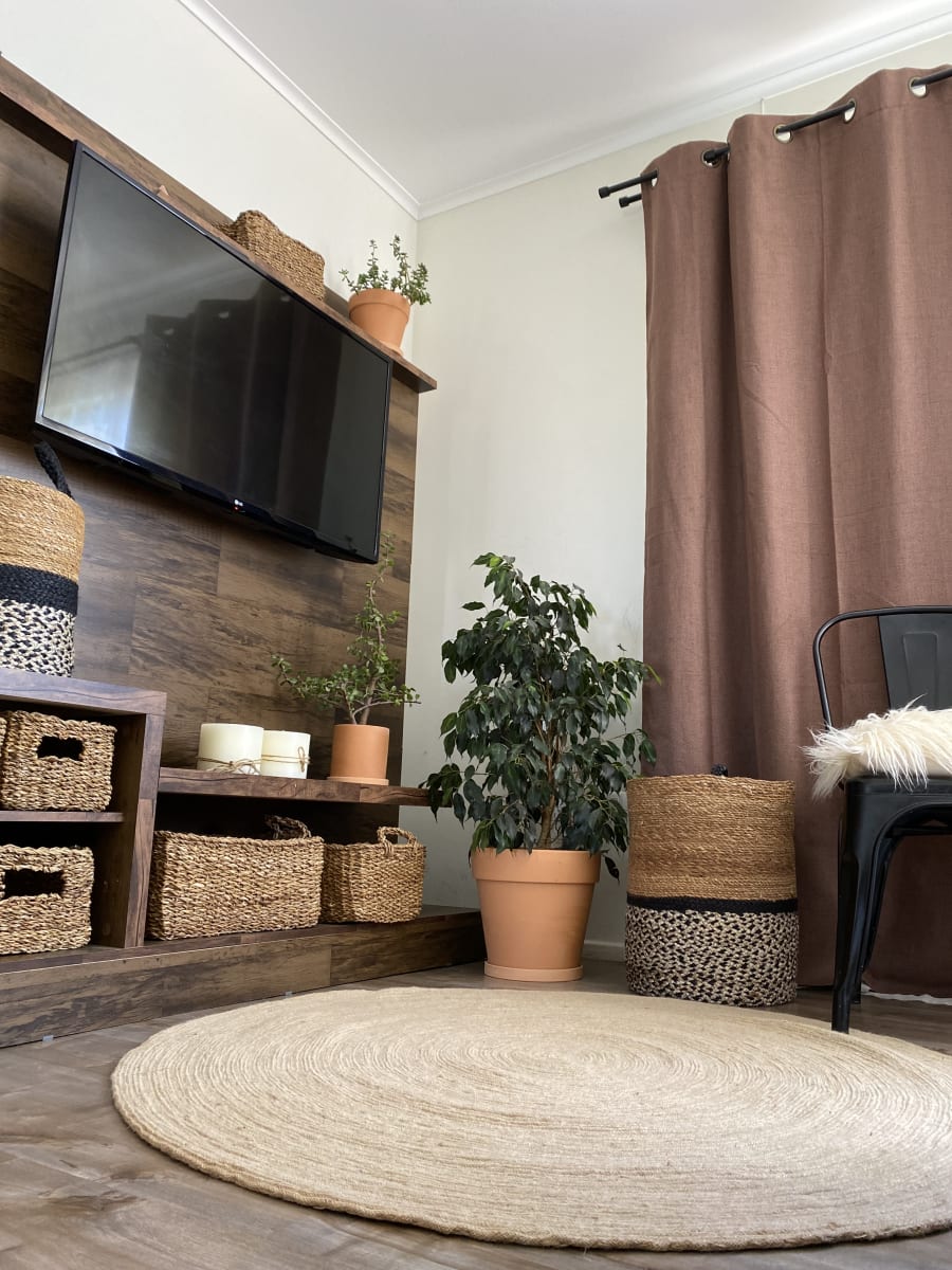 Alfombra Redonda Yute 122 Cm Bombai1