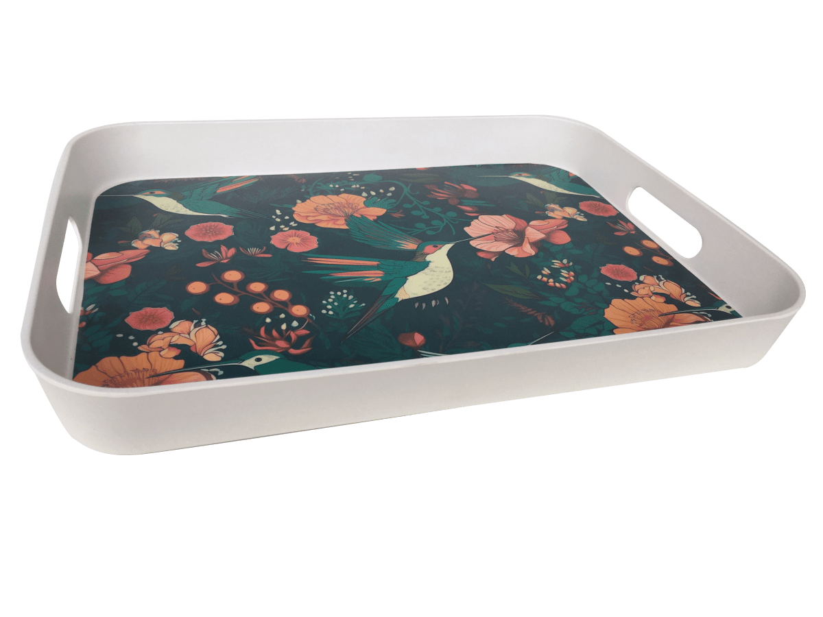 Bandeja Biobamboo Rectangular Bird 41X31X5 Cm2