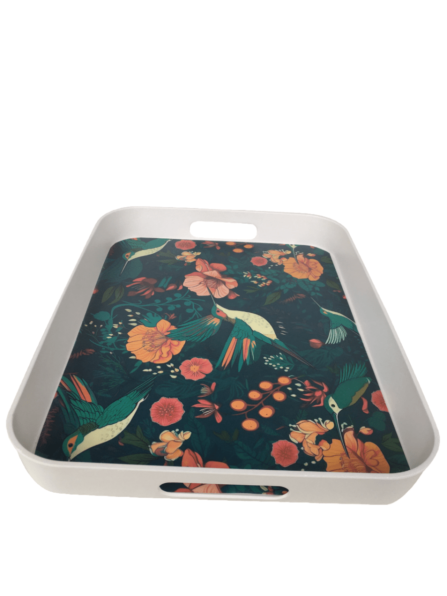 Bandeja Biobamboo Rectangular Bird 41X31X5 Cm3